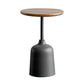 Modernistic Pedestal End Table Slate/Wood Top Round Corner Table Clearhalo 'Coffee & Accent Tables' 'End & Side Tables' 'end_side_tables' 'furn' 'furn_end_side_tables' 'Furniture' 'Living Room Furniture' 1200x1200_05e8600c-124e-4ed1-85a7-ee8125aaafdc