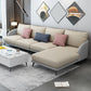 126"L √ó 67"W Faux Leather Sofa and Chaise Cushion Back Sectional with Sloped Arms Clearhalo 'furn' 'furn_sectionals' 'Furniture' 'furniture_sectionals' 'Living Room Furniture' 'Sectionals' 1200x1200_05ea1dea-4844-4d10-8acb-3540f6c035f7