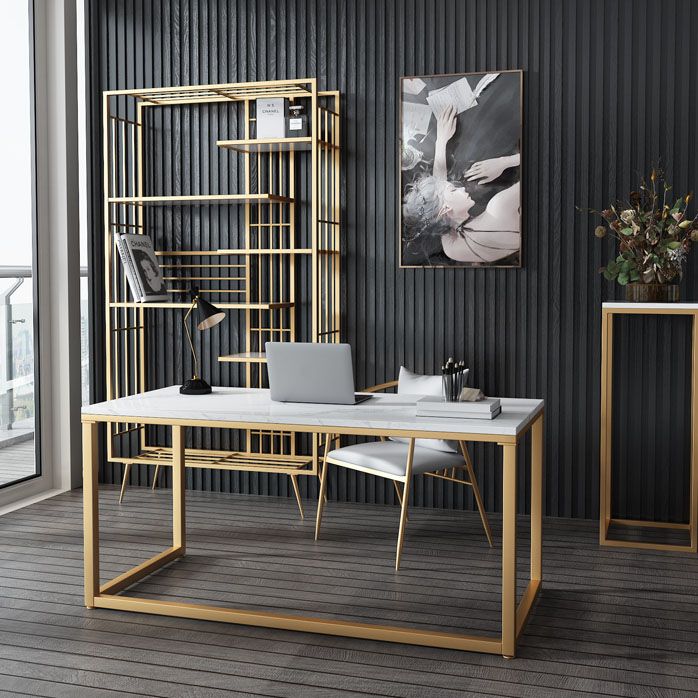 Estantería abierta estantería moderna de metal para comedor 70.9 "h x 11.8" W