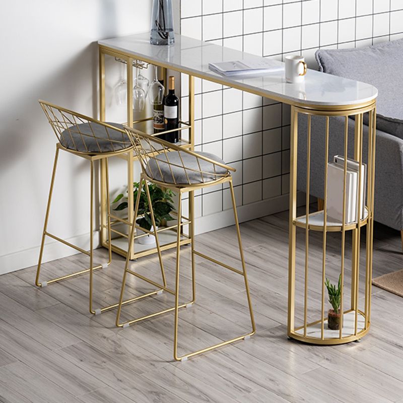 Round Low Back Dining Stools Armless Bar Stools with Metal Base Clearhalo 'Bar Furniture' 'Bar Stools' 'bar_stools' 'furn' 'furn_bar_stools' 'Furniture' 'Kitchen & Dining Furniture' 1200x1200_05ec43d4-d5d2-43dd-abc6-3eddd7819f54