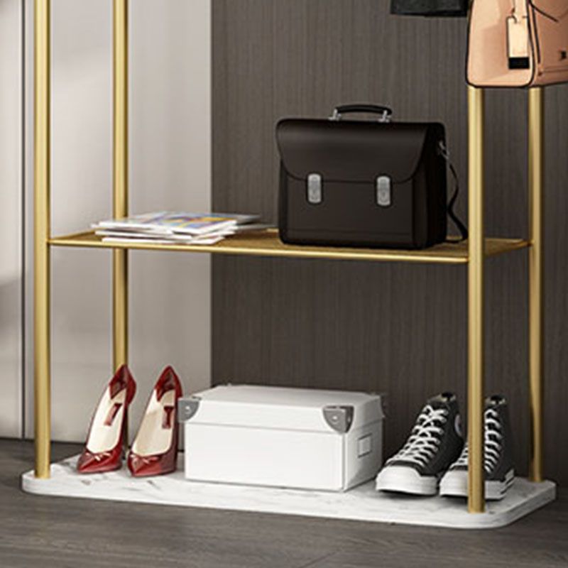 Gorgeous Coat Rack Metal Hall Stand Hooks Storage Shelf Coat Hanger Clearhalo 'Entry & Mudroom Furniture' 'furn' 'furn_hall_tree_coat_racks' 'Furniture' 'Hall Trees & Coat Racks' 'hall_tree_coat_racks' 1200x1200_05ed272c-a0b6-4321-8044-63adccd973ec