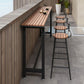 Modern 1/2/5 Pieces Reclaimed Wood Bar Table Set Fixed Table Counter Table Clearhalo 'Bar Furniture' 'furn' 'furn_home_bar_bar_sets' 'Furniture' 'Home Bars & Bar Sets' 'home_bar_bar_sets' 'Kitchen & Dining Furniture' 1200x1200_05ed5a05-784d-492c-bb84-f3912db6362c