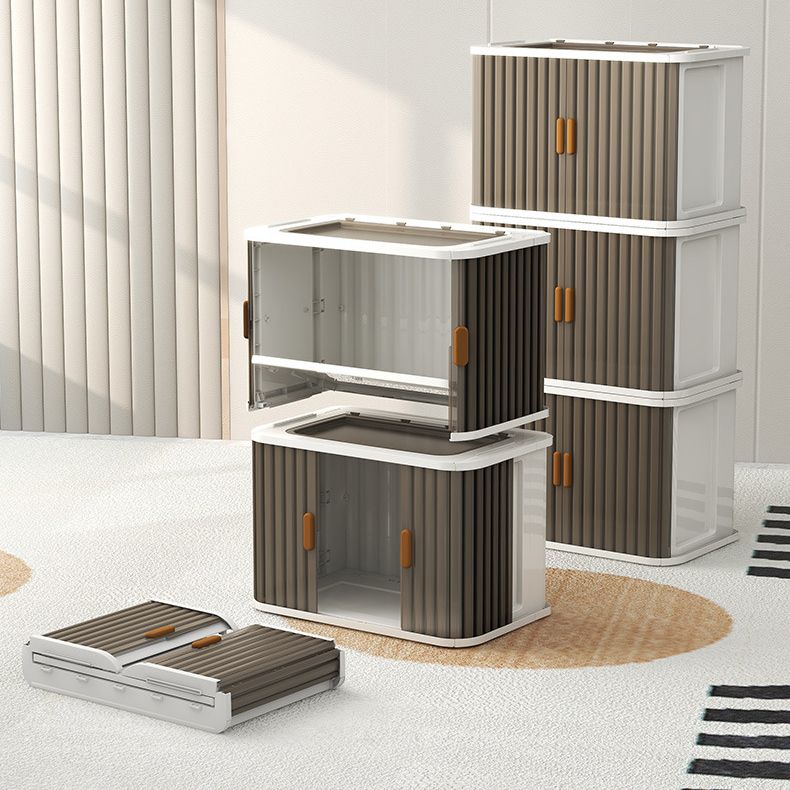 Moderne stijl houten garderobe plastic vrijstaande garderobe kast voor slaapkamer