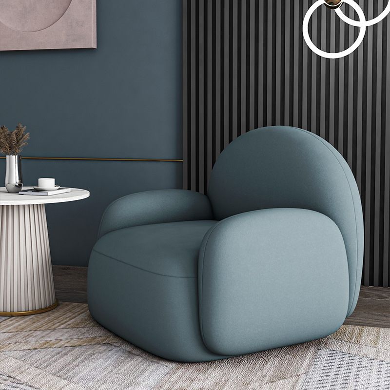 Chaise de canapé unique Scandinave Scandinave Scandinave Chaise de bras de dos fixe pour le salon