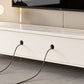 Glam Stone TV Stand Console Cable Management TV Media Stand with Drawers for Living Room