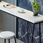 Stone Top Bistro Table Modern Style Bistro Bar Table with Four Legs Clearhalo 'Bar Furniture' 'Bar Tables' 'bar_tables' 'furn' 'furn_bar_tables' 'Furniture' 'Kitchen & Dining Furniture' 1200x1200_05f6bdba-ba9c-4a88-a9f3-3c71754aae70