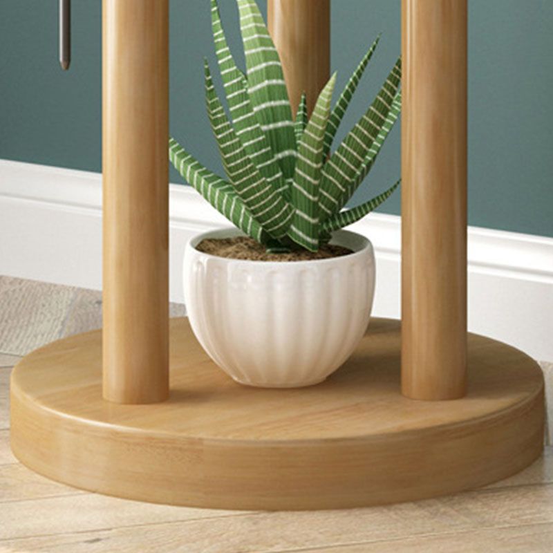 Mid Century Modern Hall Stand Wooden Hall Stand with Storage Shelf Organizer Clearhalo 'Entry & Mudroom Furniture' 'furn' 'furn_hall_tree_coat_racks' 'Furniture' 'Hall Trees & Coat Racks' 'hall_tree_coat_racks' 1200x1200_05f6e364-9b90-4dd8-9eec-c7f43ef48865