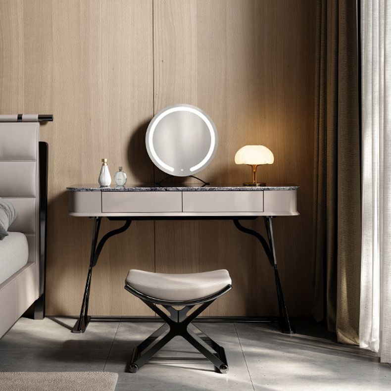 Modernismus Stone Top Eitelkeit 29,52 "hoher Eitelkeit mit Stuhl