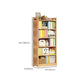 Contemporary Bookshelf Standard Wooden Closed Back Bookcase with Shelves Clearhalo 'Bookcases' 'furn' 'furn_bookcases' 'Furniture' 'Office Furniture' 1200x1200_05f84fbb-dbf8-499c-a6ae-aa8556d3c205