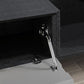 Modern Wood TV Stand Console Floating Black TV Media Stand for Living Room Clearhalo 'furn' 'furn_tv_stands_entertainment_centers' 'Furniture' 'Living Room Furniture' 'TV Stands & Entertainment Centers' 'TV Stands & Media Storage Furniture' 'tv_stands_entertainment_centers' 1200x1200_05f9ba09-3cc4-4b3d-b9c8-8b3e6722dac3