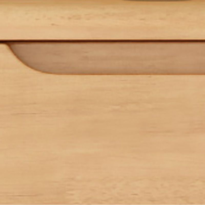 Gabinete aparador de sala de estar de madera de goma gabinete de servidor buffet moderno con cajones