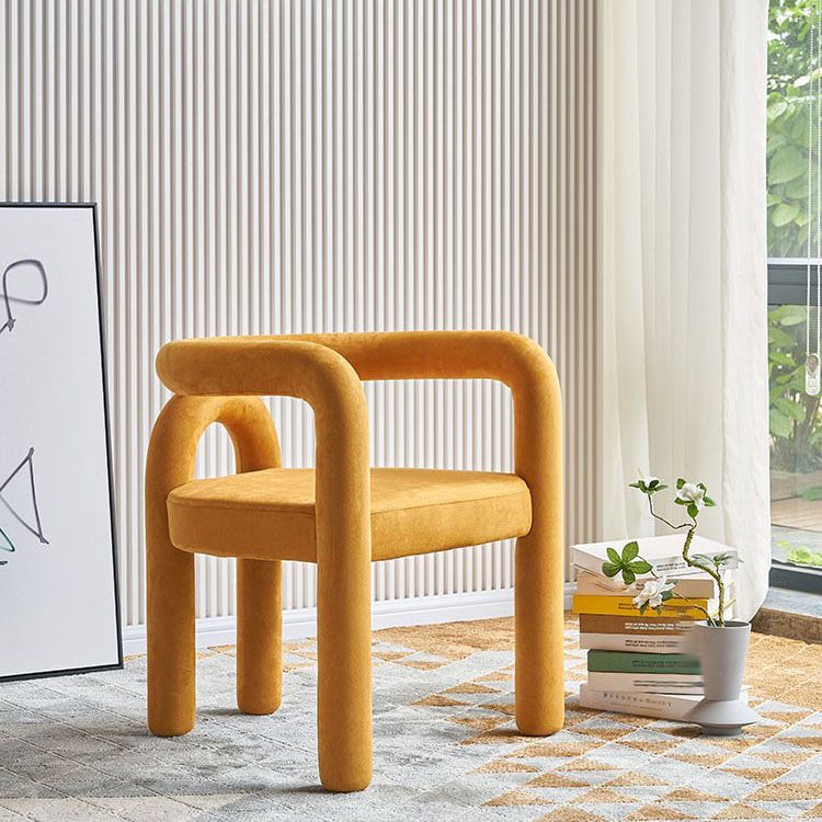 Contemporary Upholstered Side Chairs Open Back Side Chair for Home Clearhalo 'Dining Chairs' 'Dining Tables & Seating' 'dining_chair' 'furn' 'furn_dining_chair' 'Furniture' 'furniture_dining_chair' 'Kitchen & Dining Furniture' 1200x1200_0600137a-6ad7-4c5b-b23b-50f851f7f02b