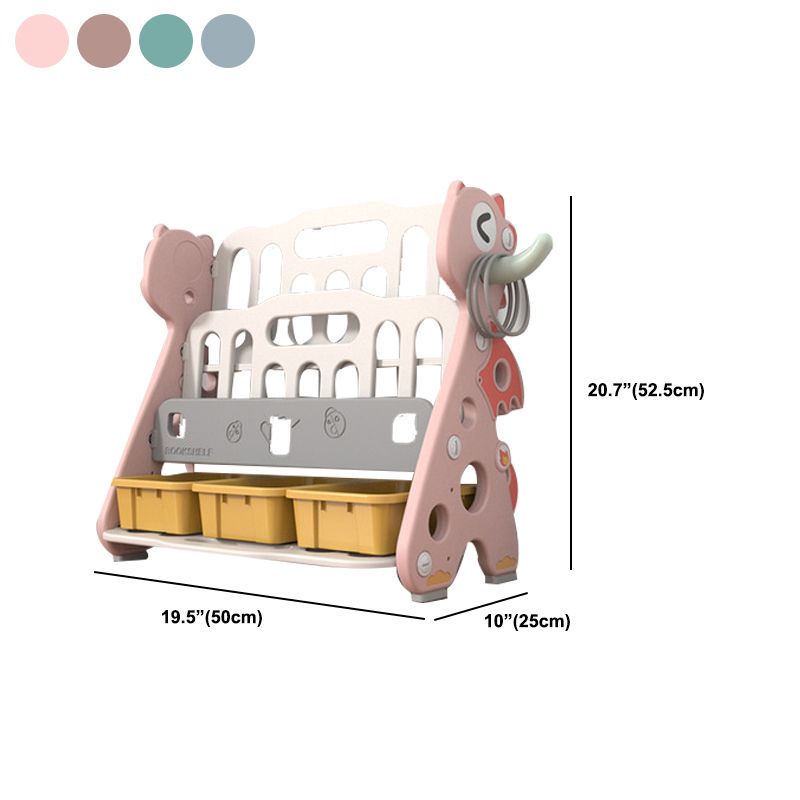 Scaffali di plastica moderna e contemporanea Libreria per bambini scaffale