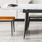Modern Style White Dining Table Rectangle Sintered Stone Drop-Leaf Dining Table with 4 Legs Clearhalo ' dining_table' 'Dining Tables & Seating' 'Dining Tables' 'furn' 'furn_dining_table' 'Furniture' 'furniture_dining_table' 'Kitchen & Dining Furniture' 'kitchen&dining_furn' 'kitchen' 'kitchen_dining_table' 1200x1200_060084fc-beb4-42c4-b2e1-816e89421b04