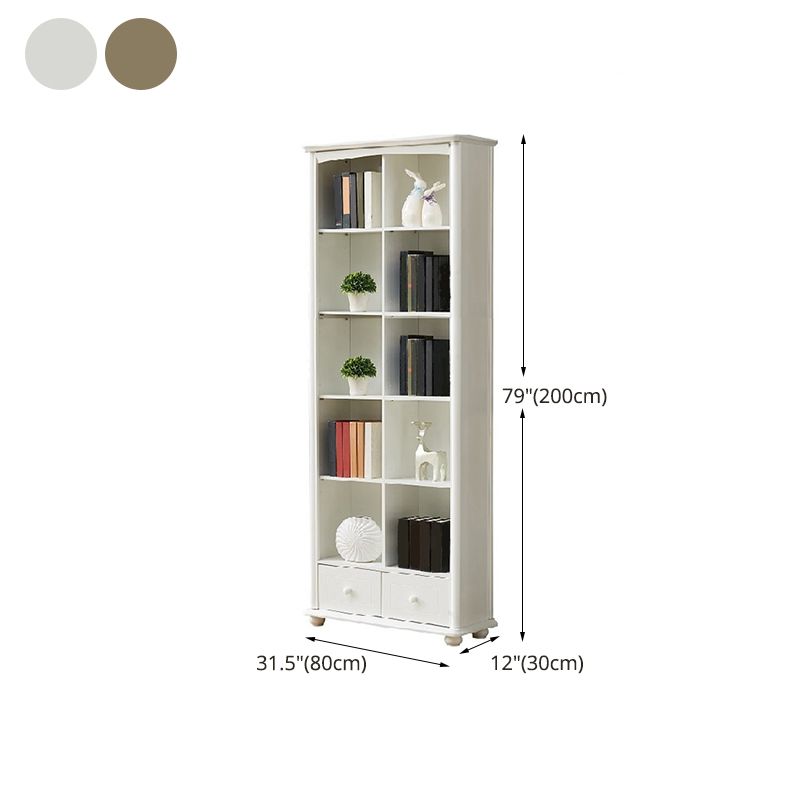 Modern Style Bookcase Engineer Wood Closed Back Bookshelf for Home Office Clearhalo 'Bookcases' 'furn' 'furn_bookcases' 'Furniture' 'Office Furniture' 1200x1200_0601150a-c0a9-49f1-ba09-bea884caee05