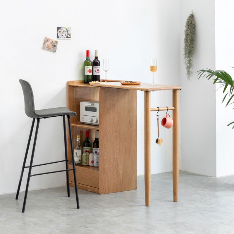Modern Dining Table Solid Wood Dining Table for Dining Room with Storage Clearhalo 'Dining Tables & Seating' 'Dining Tables' 'dining_table' 'furn' 'furn_dining_table' 'Furniture' 'Kitchen & Dining Furniture' 1200x1200_060238cf-0497-42a2-83d8-f43df91bac6e