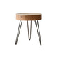 Iron 4 Legs Cocktail Table Scandinavian Round Wooden Coffee Table for Home Clearhalo 'Coffee & Accent Tables' 'Coffee Tables' 'coffee_tables' 'furn' 'furn_coffee_tables' 'Furniture' 'Living Room Furniture' 1200x1200_060610ce-690c-4655-a5dc-2fdbdaa507b6