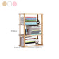 Standard Contemporary Shelf Bookcase Engineered Wood Open Bookcase