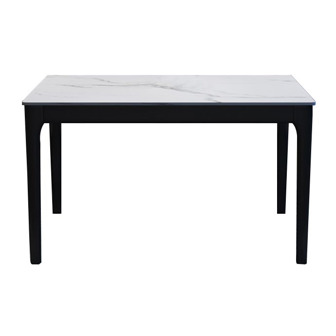 Sintered Stone Dining Table Mid-Century Modern 4 Legs Table for Dining Room Clearhalo ' dining_table' 'Dining Tables & Seating' 'Dining Tables' 'furn' 'furn_dining_table' 'Furniture' 'furniture_dining_table' 'Kitchen & Dining Furniture' 'kitchen&dining_furn' 'kitchen' 'kitchen_dining_table' 1200x1200_06097ae1-733f-4e68-b034-dff033e47352