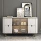 Glam Sideboard Armadio con cassetti tavolo da sideboard beige per cucina