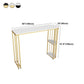 Contemporary Bar Table 42-inch Height Stone Top and Iron Base Bistro Table Clearhalo 'Bar Furniture' 'Bar Tables' 'bar_tables' 'furn' 'furn_bar_tables' 'Furniture' 'furniture_bar_tables' 'Kitchen & Dining Furniture' 1200x1200_060a96da-85c6-41ca-8bf6-d73e07d2f22c