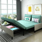 31.88" Wide Linen Sleeper Sofa Green Sofa Bed with Pillow Back Clearhalo 'furn' 'furn_futons' 'Furniture' 'Futons & Daybeds' 'Futons' 'Living Room Furniture' 1200x1200_060aa269-6f34-41e5-bc7d-7cbf4399ab03
