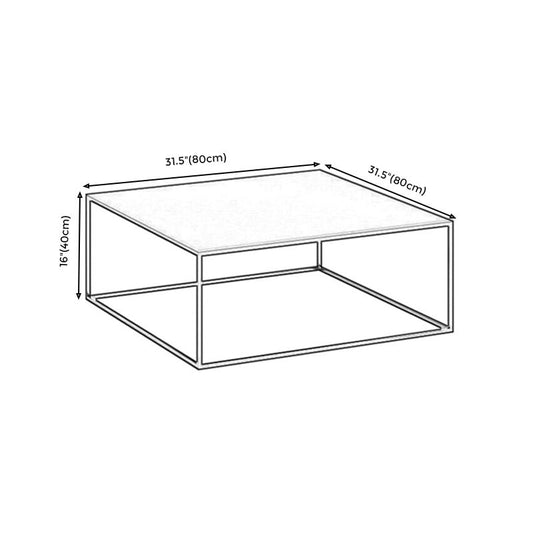Frame 1 Single Cocktail Table Square/Rectangular Coffee Table Clearhalo 'Coffee & Accent Tables' 'Coffee Tables' 'coffee_tables' 'furn' 'furn_coffee_tables' 'Furniture' 'furniture_coffee_tables' 'Living Room Furniture' 1200x1200_060af162-e691-440e-bfa6-02d9f93b2d67