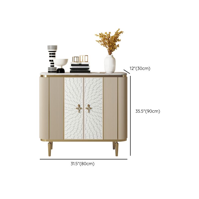 Modern Style Wooden Storage Sideboard Cabinet with Marble Top Clearhalo 'buffet_sideboard' 'Buffets & Sideboards' 'furn' 'furn_buffet_sideboard' 'Furniture' 'Kitchen & Dining Furniture' 1200x1200_060cb11d-1db3-4614-80d1-50f737029465