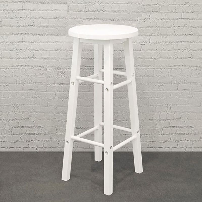 Industrial Wooden Counter Height Stools with Footrest Bar Stool Clearhalo 'Bar Furniture' 'Bar Stools' 'bar_stools' 'furn' 'furn_bar_stools' 'Furniture' 'Kitchen & Dining Furniture' 1200x1200_060cc3e1-e597-4af0-a215-7ad225d7feff