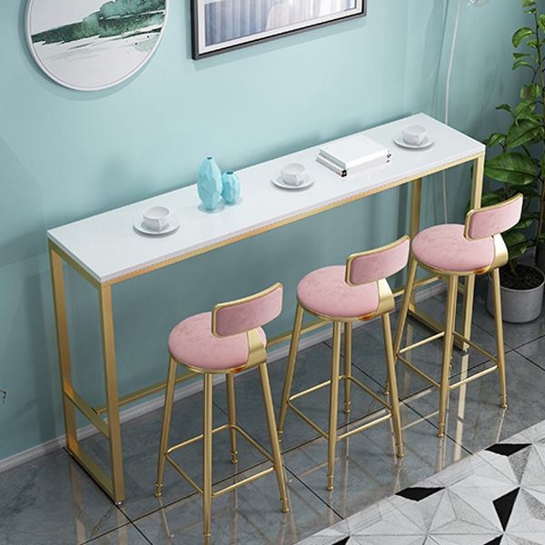 Sgabello da bar moderno Sgabello da pranzo con schienale senza braccioli e cuscino