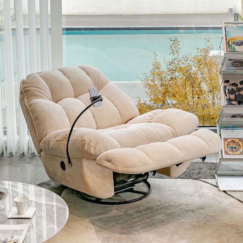 Moderno poltrona poltrona in metallo in metallo in metallo rocker girevole