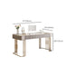 Simple Style Gold Base Office Desk Rectangular Home Writing Desk Clearhalo 'furn' 'furn_office_desk' 'Furniture' 'Office Desks' 'Office Furniture' 'office_desk' 1200x1200_060f08e8-70ed-487e-880a-cb5ac3823cec