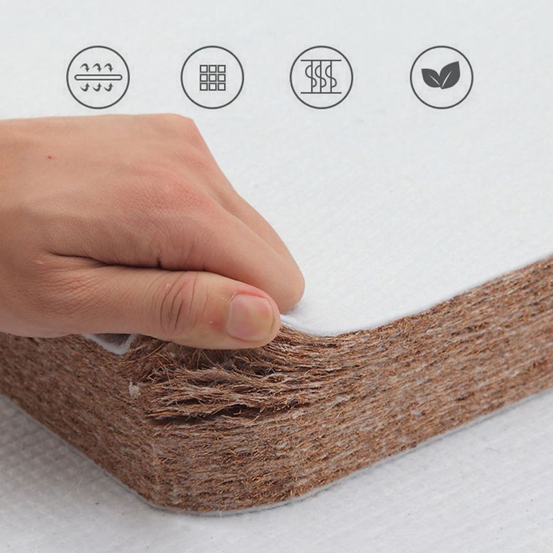 Canapé-lit beige et marron avec oreillers sièges convertibles avec rangement