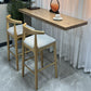 Rectangle Counter Height Pub Set 1/2/3 Pcs Modern Bar Table and Solid Wood Stools Clearhalo 'Bar Furniture' 'furn' 'furn_home_bar_bar_sets' 'Furniture' 'Home Bars & Bar Sets' 'home_bar_bar_sets' 'Kitchen & Dining Furniture' 1200x1200_061137ea-abfe-4f07-8da5-2ee3340385cc