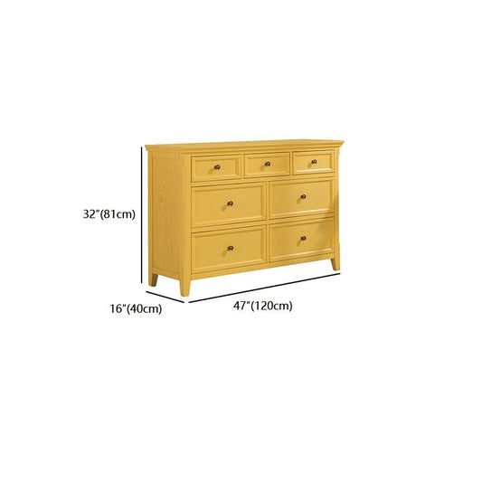 Rubberen houten glamour dressoir horizontale opbergkast zonder spiegel