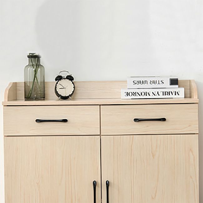 Wood Side Board Modern Style Sideboard with Drawers and Cabinets Clearhalo 'buffet_sideboard' 'Buffets & Sideboards' 'furn' 'furn_buffet_sideboard' 'Furniture' 'Kitchen & Dining Furniture' 1200x1200_0614798c-990d-421e-887a-032b2952bd50