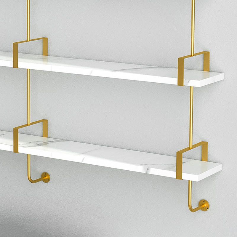 9.84"W Bookshelf Glam Style Wall Mounted Bookcase for Home Office Study Room Clearhalo 'Bookcases' 'furn' 'furn_bookcases' 'Furniture' 'furniture_bookcases' 'kitchen' 'kitchen_bookcases' 'Living Room Furniture' 'Office Furniture' 1200x1200_0616b2b2-52d4-41b8-a6bb-1f3f0dec9e31