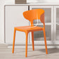 Minimalist Plastic Dining Armless Chair Colorful Wingback Side Chair Clearhalo 'Dining Chairs' 'Dining Tables & Seating' 'dining_chair' 'furn' 'furn_dining_chair' 'Furniture' 'furniture_dining_chair' 'Kitchen & Dining Furniture' 1200x1200_06170303-dd06-436a-b8bb-a115ef60af95
