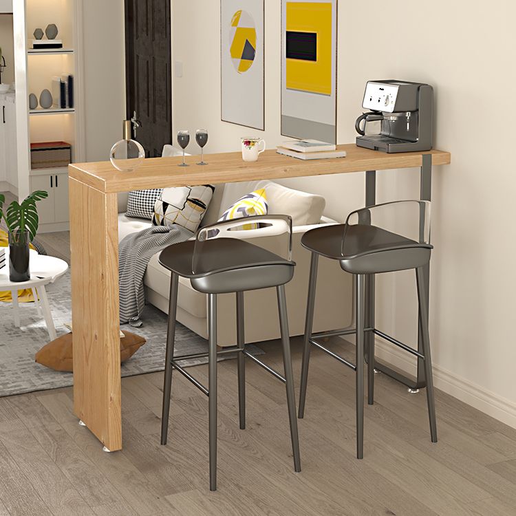 Juego de barra de estilo contemporáneo, juego de comedor de Pub rectangular de madera maciza de 1/3 piezas para interior