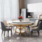 Luxury Style Marble Dining Table Single Pedestal Base Round Table for Home Clearhalo ' dining_table' 'Dining Tables & Seating' 'Dining Tables' 'furn' 'furn_dining_table' 'Furniture' 'furniture_dining_table' 'Kitchen & Dining Furniture' 'kitchen&dining_furn' 'kitchen' 'kitchen_dining_table' 1200x1200_061ae025-a3ea-4126-b630-e0cc2bfec07c