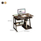 Contemporary Engineered Wood Writing Desk Keyboard Tray Desk Clearhalo 'furn' 'furn_office_desk' 'Furniture' 'Office Desks' 'Office Furniture' 'office_desk' 1200x1200_061c05fd-fdec-49af-a4e7-5e5e3021de38