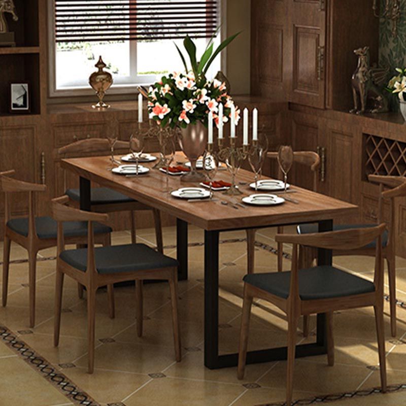 Industrial 1/2/7 Pieces Dining Set Wood Dining Furniture for Shop Clearhalo 'Dining Room Sets' 'Dining Tables & Seating' 'dining_room_set' 'furn' 'furn_dining_room_set' 'Furniture' 'Kitchen & Dining Furniture' 1200x1200_061cbb81-ef13-4d7f-a334-b56f73bbb418