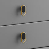 Table de nuit moderne Stone Accent Table table de nuit pour chambre à coucher