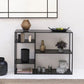 Minimalist Open Etagere Bookcase with Metal Rectangular Shelves Bookcase Clearhalo 'Bookcases' 'furn' 'furn_bookcases' 'Furniture' 'furniture_bookcases' 'kitchen' 'kitchen_bookcases' 'Living Room Furniture' 'Office Furniture' 1200x1200_061f2f66-9664-41ea-9bf4-0770d145b30d