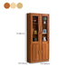 Urban Shelf Bookcase Engineered Wood Book Shelf with Doors for Study Room