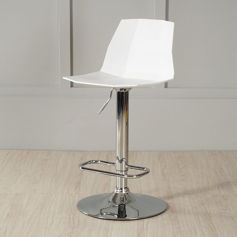 Contemporary Swivel Adjustable Height Stool Matte Finish Plastic Home Barstool Clearhalo 'Bar Furniture' 'Bar Stools' 'bar_stools' 'Furniture' 'furniture_bar_stools' 'Kitchen & Dining Furniture' 1200x1200_06214179-172f-4b1f-9b96-dcd29441b59f