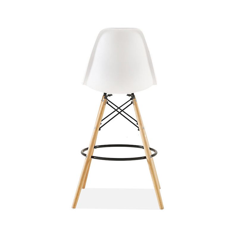 Modern Living Room Counter Stool Colorful Simple Stool with Wood Base Clearhalo 'Bar Furniture' 'Bar Stools' 'bar_stools' 'furniture_bar_stools' 'Kitchen & Dining Furniture' 'kitchen&dining_furn' 'kitchen' 'kitchen_furn' Furniture' 1200x1200_0623deb7-b382-44c0-9022-09b9926d6201