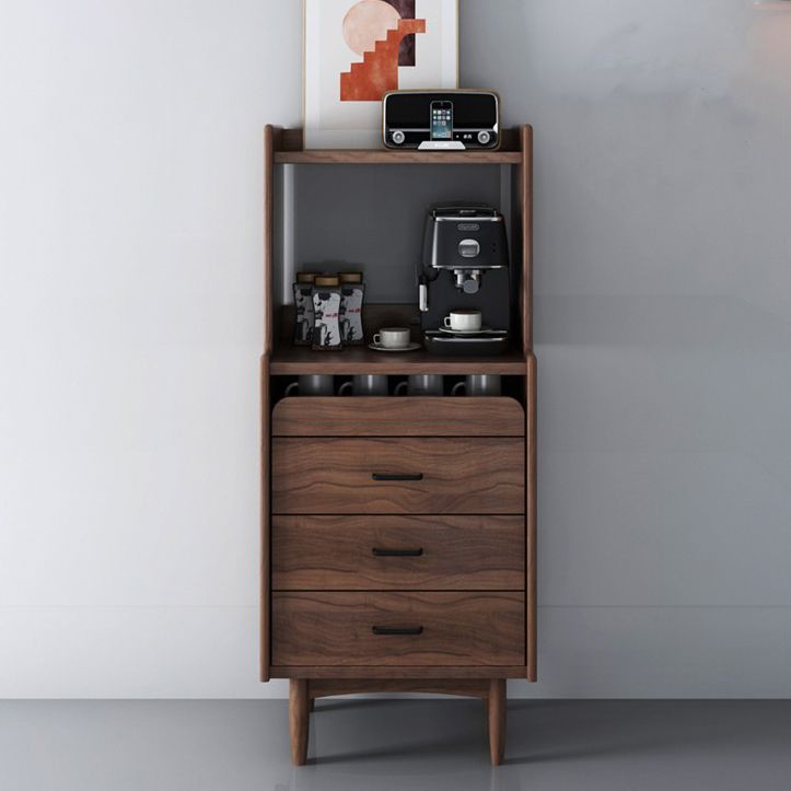 Mesa de 4 cajones de estilo moderno Mesa de comedor de madera para sala de estar para sala de estar