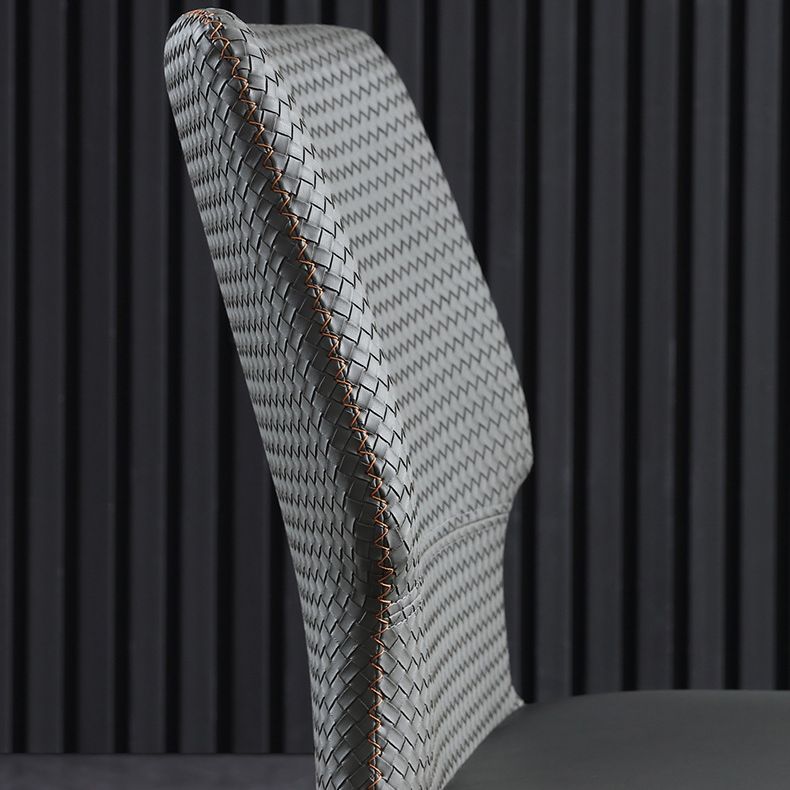 Sedie in stile contemporaneo sedie senza braccia per cucina con gambe metalliche