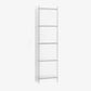 Glam Style Acrylic Standard Bookcase Vertical Closed Back Bookshelf Clearhalo 'Bookcases' 'furn' 'furn_bookcases' 'Furniture' 'furniture_bookcases' 'Office Furniture' 1200x1200_0626dfbd-80e2-483a-a5ac-4015c8c8d4d4